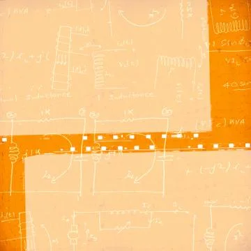 Mathematical engineering background イラスト素材