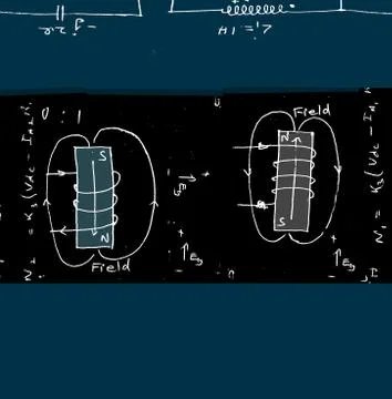 Mathematical engineering background イラスト素材