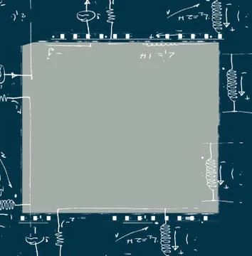 Mathematical engineering background イラスト素材