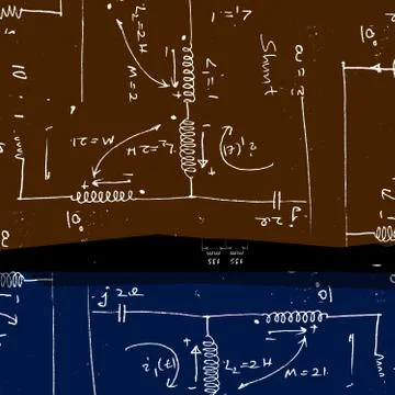 Mathematical engineering background Stock Illustration