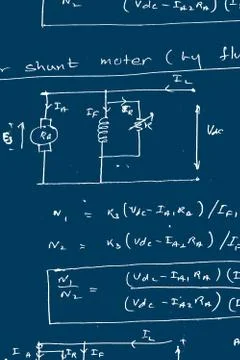 Mathematical engineering background イラスト素材