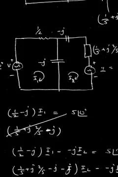 Mathematical engineering background 스톡 일러스트