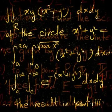 Mathematical engineering background 스톡 일러스트
