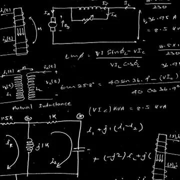 Mathematical engineering background イラスト素材