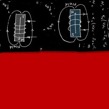 Mathematical engineering background Stock Illustration