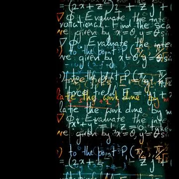 Mathematical engineering background 스톡 일러스트