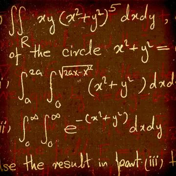 Mathematical engineering background Foto stock