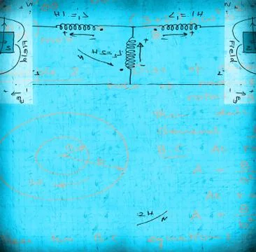 Mathematical engineering background Fotos Stock