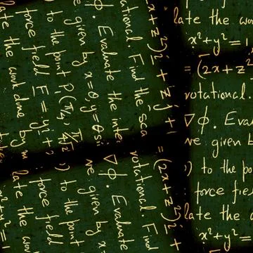 Mathematical engineering background 库存照片