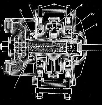 Mathematical engineering background Stockfoto's