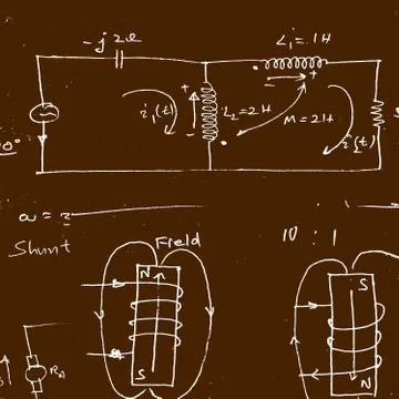Mathematical engineering background 스톡 사진
