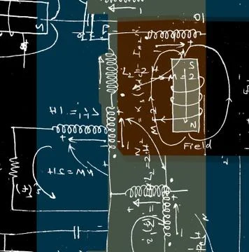 Mathematical engineering background 스톡 사진