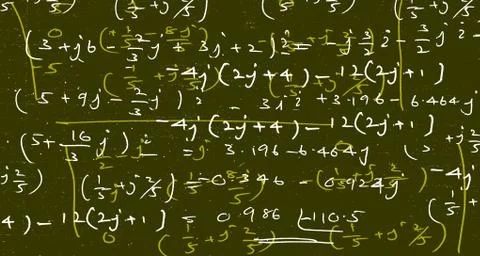 Mathematical engineering background Foto stock