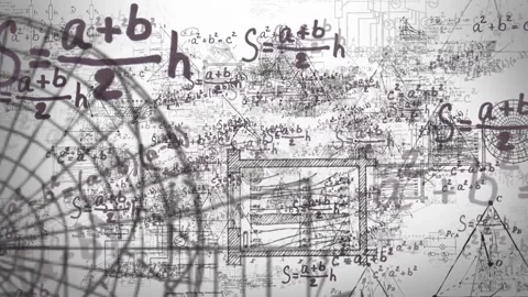 Mathematical equation and function concept Stock Footage 247321057