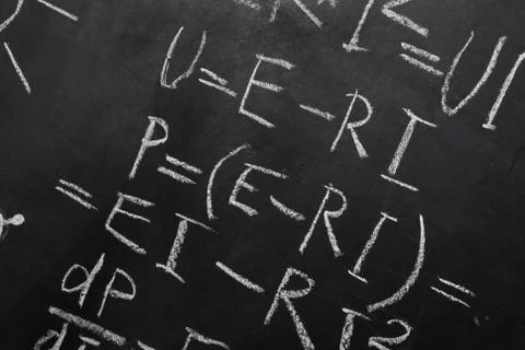 Mathematical equation Stock Photos