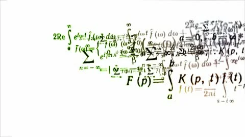 Mathematical formulas Stock Footage 10765926