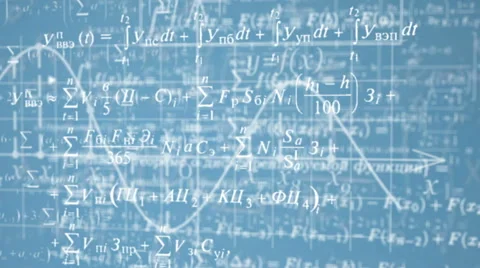 Mathematical formulas Stock Footage 47934001