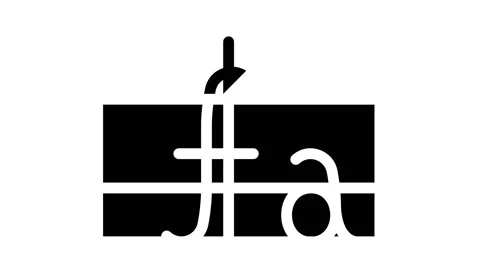 Mathematical function glyph icon animation 스톡 동영상 156655047