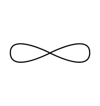 Mathematical infinity symbol 스톡 일러스트