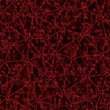 Mathematical with Linear Triangular Shapes Seamless Pattern Background イラスト素材