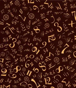 Mathematical ornament Stock Illustration