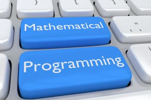 Mathematical Programming concept Stock Illustration