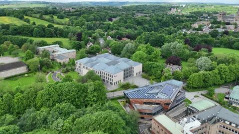 Mathematical Sciences and Computer Science building at Durham University Stock Footage 344951224