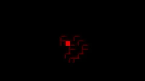 Mathematical Simulation – Langton’s Ant Pattern Growth Stock Footage 308678761