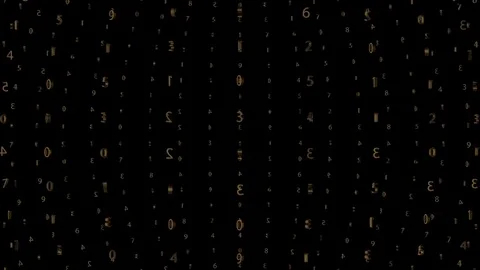 Mathematical sphere of rotating numbers. Business cinematographic background Stock Footage 82413791