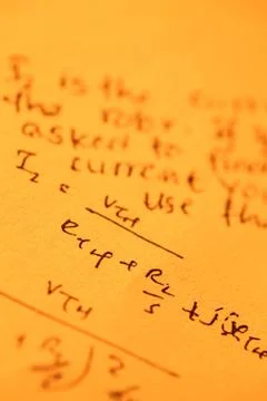 Mathematical text Stock Photos