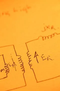 Mathematical text Foto stock