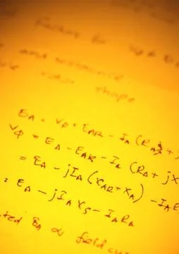 Mathematical text Stock Photos
