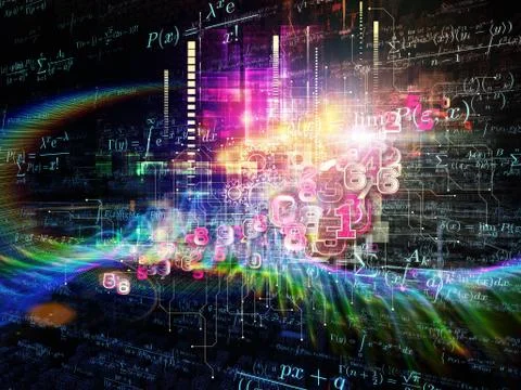 Mathematics Backdrop イラスト素材