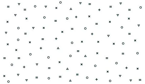 Mathematics background flat vector illustration Illustrazione stock