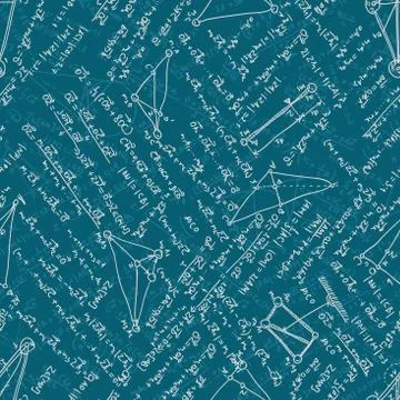 Mathematics background with formulas. EPS 10 Illustrazione stock