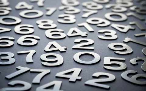  Mathematics background made with solid numbers Mathematics background mad... 库存照片