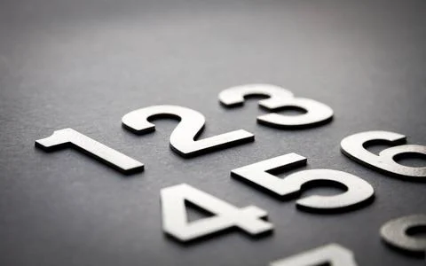  Mathematics background made with solid numbers Mathematics background mad... Foto stock