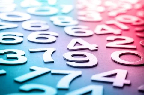 Mathematics background made with solid numbers Mathematics background made... 스톡 사진