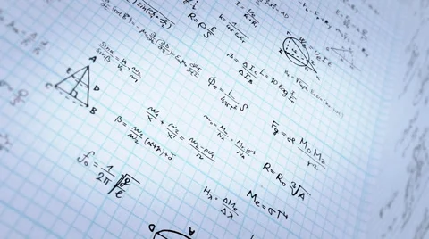 Mathematics book Stock Footage 61239653