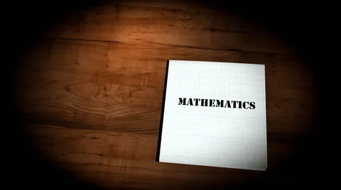 Mathematics book Stock Footage 61445162
