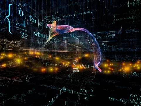 Mathematics Composition Stock Illustration