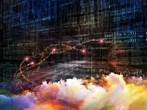 Mathematics Composition Stock Illustration