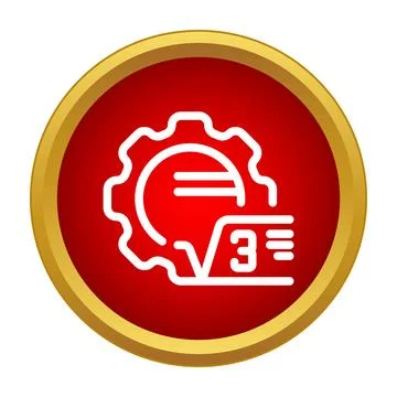 Mathematics education concept with square root formula and gear Stock Illustration