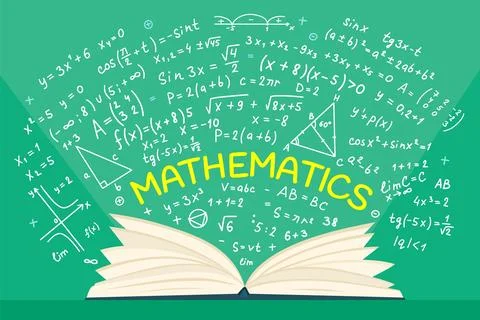 Mathematics education. Math formula. Doodle book. School learn. Children su.. 스톡 일러스트