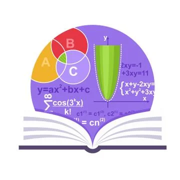 Mathematics Emblem Stock Illustration