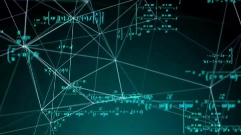 Mathematics Equations Floating Overlay 4K Stock Footage 289913507