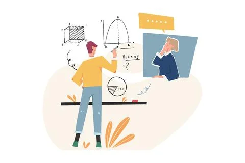Mathematics Formula Illustration Stock Illustration