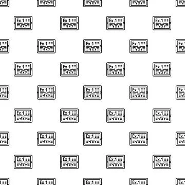 Mathematics formula on tablet pattern background Stock Illustration
