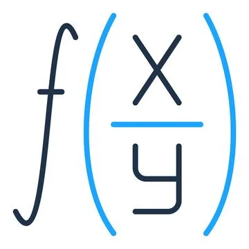 Mathematics Function vector concept colored icon or sign Stock Illustration