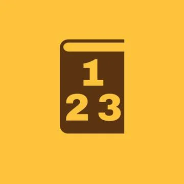 Mathematics icon. vector design. Book, Mathematics symbol. web. graphic. JPG. AI Stock Illustration
